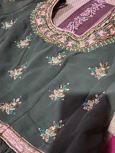 Designer Embellished Anarkali Gown