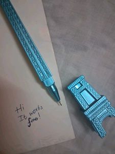 COMBO| Secret Diary with 🔐 &amp; Eiffel Tower Gel Pen