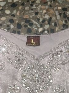 Crop Top With Lehenga