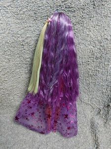 Barbie Doll with Purple Hair &amp; Sparkly Dress