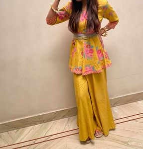 Yellow Haldi co ord set