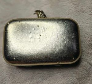 Gold Tone Clutch