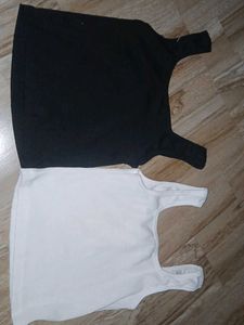 Basic Black &amp; White Camisole Set