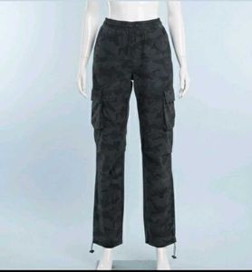 Camo Flare Cargo Pants
