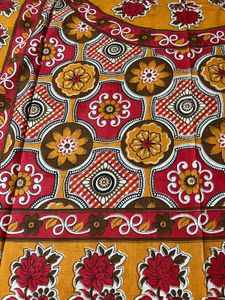 Vibrant Floral Print Bedsheet