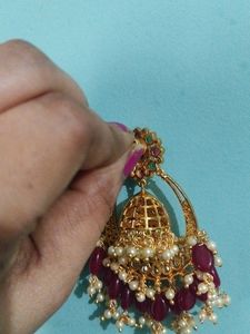 Chandhbali Ear Rings Premium Quality