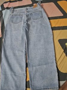 Anime Print Denim Jeans