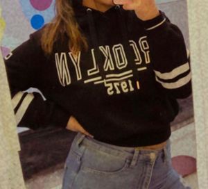 H&amp;m Black Printed Hoodie
