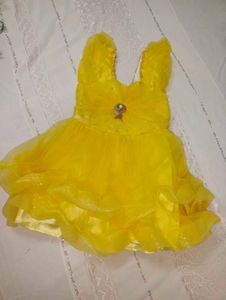 Cute Yellow Party Dress