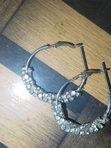 Sparkling Hoop Earrings