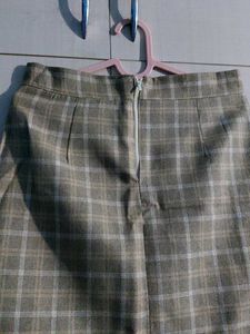 Plaid Mini Skirt