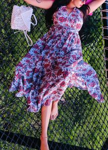 Floral Print Midi Dress