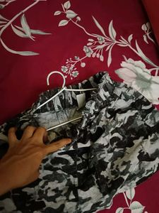 Camo Print Mini Skirt