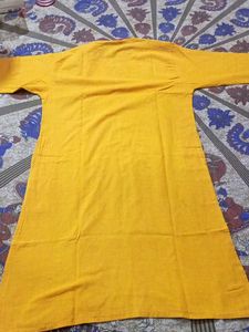 Stylish Men's Yellow Kurta