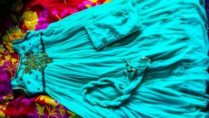 Gown With Salwar Dupatta
