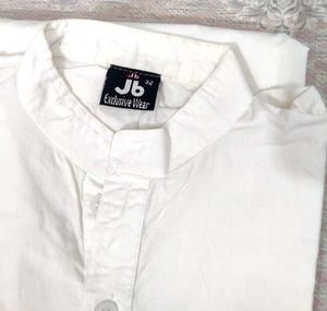 JB Exclusive Wear White Kurta