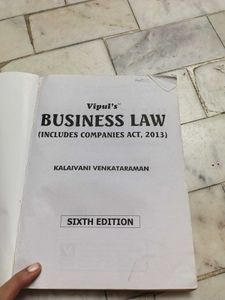 Vipul's Business Law Book