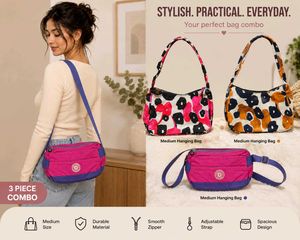 3 Piece Combo Handbags