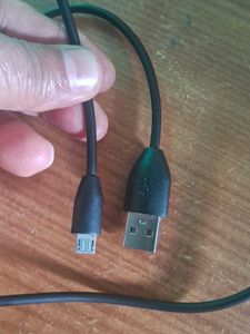 Black Micro USB Charging Cable