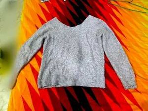 Gray Knit Sweater