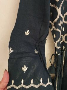 Elegant Dark Teal Ethnic Kurta