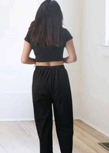Black Comfortable Sweatpants