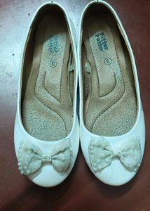 White Ballerina Flats