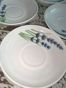 Laopala Lavender Tea Set - 6 Cups &amp; 5 Saucers