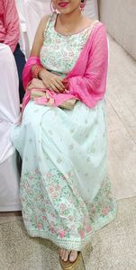 Women Party Wear Dress with Dupatta