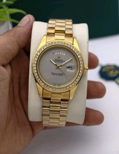 Rolex Watch - Black Diamond Bezel