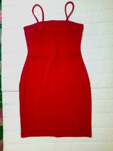 Red Mini Bodycon Dress