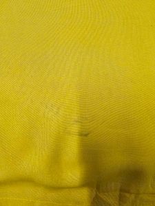 Yellow Ruffled Sleeve Top