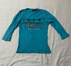 DKNY Blue Stylish Top