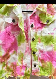 Tie-Dye Denim Jacket