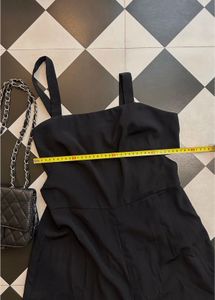 Cutout Black Dress