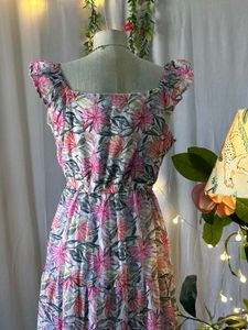Floral Print Maxi Dress