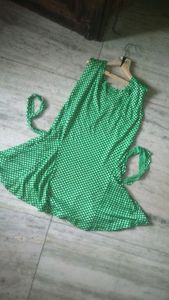 Beautiful Green Colour polka dot top/ Trendy top