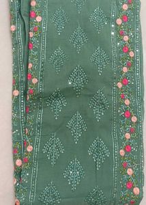 Embroidered Kurta Set with Dupatta