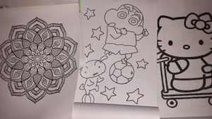 100 + Colouring Pages