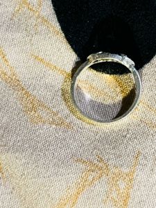 Elegant Silver Ring with Stones