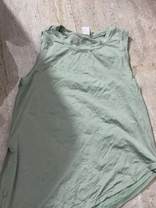 Mint Green Sleeveless Tank Top for sports