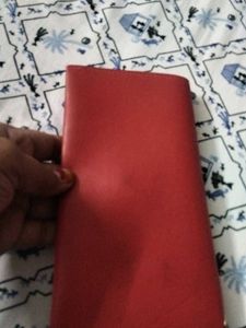Red Embellished Wallet