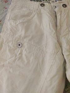 Imported White Capri Pant