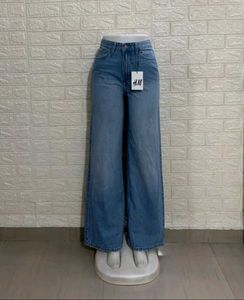 H&M Wide Leg Denim Jeans