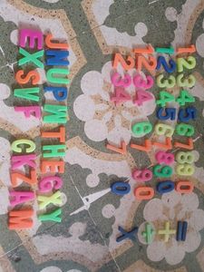 Letters and Numbers toy Set