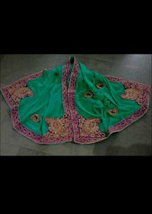 Elegant Emerald Green Embellished suit