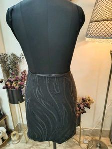 Black Sequin Cocktail Dress