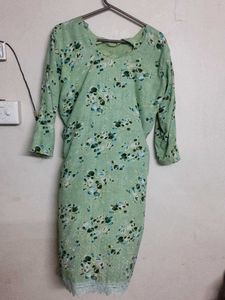 Light Green Floral Kurta sets