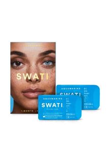 Swati coloured contact lens- Aquamarine
