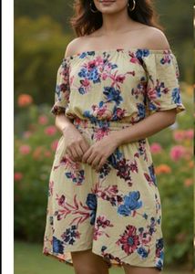 Floral Print Jumpsuit